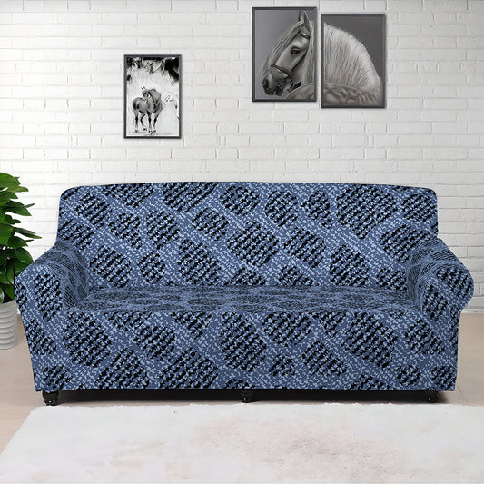 Giraffe Denim Jeans Pattern Print Sofa Cover