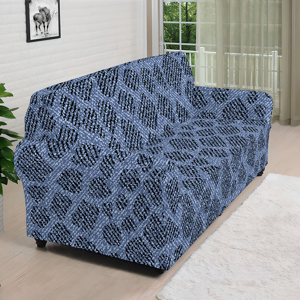 Giraffe Denim Jeans Pattern Print Sofa Cover