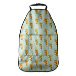 Giraffe With Glasses Pattern Print Car Seat Organizers