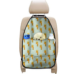 Giraffe With Glasses Pattern Print Car Seat Organizers