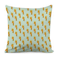 Giraffe With Glasses Pattern Print Pillow Cover