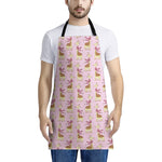 Giraffe With Scarf Pattern Print Apron
