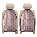 Giraffe With Scarf Pattern Print Car Seat Organizers