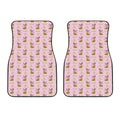 Giraffe With Scarf Pattern Print Front Car Floor Mats