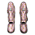 Giraffe With Scarf Pattern Print Muay Thai Shin Guards