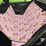 Giraffe With Scarf Pattern Print Pet Car Back Seat Cover
