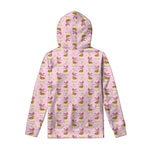 Giraffe With Scarf Pattern Print Pullover Hoodie