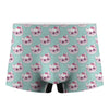 Girly Cat With Glasses Pattern Print Men's Boxer Briefs