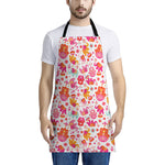 Girly Elephant And Hamsa Pattern Print Apron
