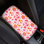 Girly Elephant And Hamsa Pattern Print Car Center Console Cover