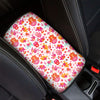 Girly Elephant And Hamsa Pattern Print Car Center Console Cover