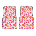 Girly Elephant And Hamsa Pattern Print Front Car Floor Mats