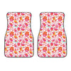 Girly Elephant And Hamsa Pattern Print Front Car Floor Mats