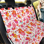 Girly Elephant And Hamsa Pattern Print Pet Car Back Seat Cover