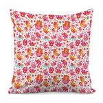 Girly Elephant And Hamsa Pattern Print Pillow Cover