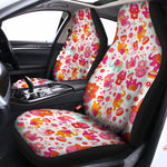 Girly Elephant And Hamsa Pattern Print Universal Fit Car Seat Covers