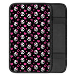 Girly Emo Skull Pattern Print Car Center Console Cover