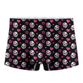 Girly Emo Skull Pattern Print Men's Boxer Briefs