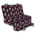 Girly Emo Skull Pattern Print Pet Car Back Seat Cover