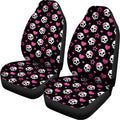 Girly Emo Skull Pattern Print Universal Fit Car Seat Covers
