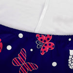 Girly Heart And Butterfly Pattern Print Sofa Cover