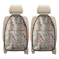 Girly Heart And Flower Pattern Print Car Seat Organizers