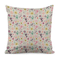 Girly Heart And Flower Pattern Print Pillow Cover