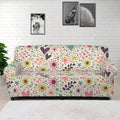 Girly Heart And Flower Pattern Print Sofa Cover