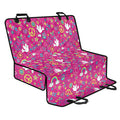 Girly Peace Sign And Love Pattern Print Pet Car Back Seat Cover