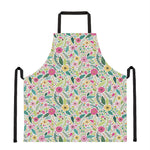 Girly Spring Flower Pattern Print Apron