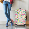 Girly Spring Flower Pattern Print Luggage Cover