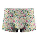 Girly Spring Flower Pattern Print Men's Boxer Briefs