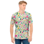 Girly Spring Flower Pattern Print Men's T-Shirt