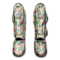 Girly Spring Flower Pattern Print Muay Thai Shin Guards