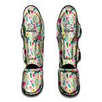 Girly Spring Flower Pattern Print Muay Thai Shin Guard