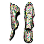 Girly Spring Flower Pattern Print Muay Thai Shin Guard