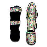 Girly Spring Flower Pattern Print Muay Thai Shin Guard
