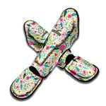 Girly Spring Flower Pattern Print Muay Thai Shin Guard