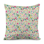 Girly Spring Flower Pattern Print Pillow Cover