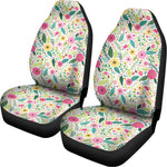 Girly Spring Flower Pattern Print Universal Fit Car Seat Covers