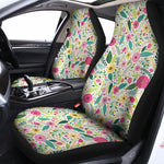 Girly Spring Flower Pattern Print Universal Fit Car Seat Covers