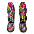 Girly Unicorn Cartoon Pattern Print Muay Thai Shin Guards