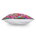 Girly Unicorn Cartoon Pattern Print Pillow Cover