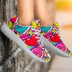 Girly Unicorn Cartoon Pattern Print Sport Shoes GearFrost