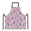 Girly Unicorn Ice Cream Pattern Print Apron