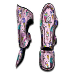 Girly Unicorn Ice Cream Pattern Print Muay Thai Shin Guard