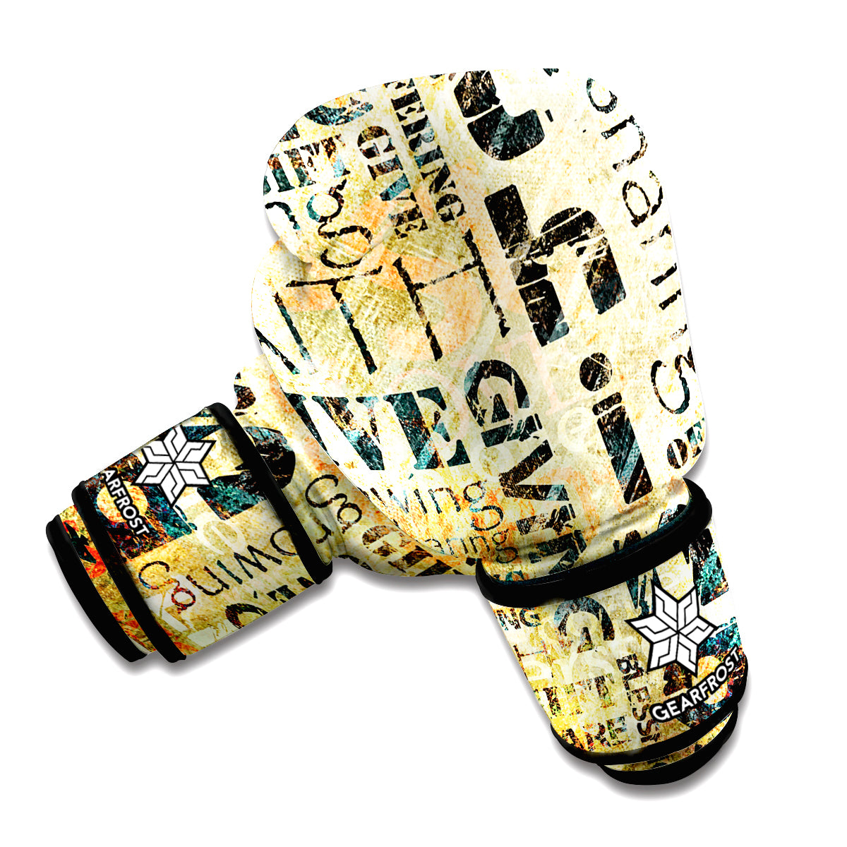 Giving And Tithing Religious Words Print Boxing Gloves