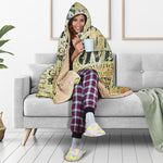 Giving And Tithing Religious Words Print Hooded Blanket