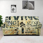 Giving And Tithing Religious Words Print Sofa Cover