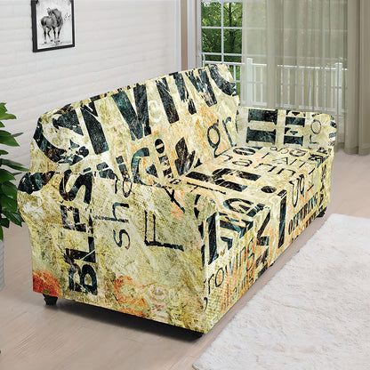 Giving And Tithing Religious Words Print Sofa Cover